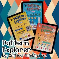 หนังสือชุด Pattern Explorer (ชุด 3 เล่ม) แบบฝึกหัด ตรรกะ ภาษาอังกฤษ แพทเทิน มิติสัมพันธ์ สอบสาธิต ฝึกเชาว์