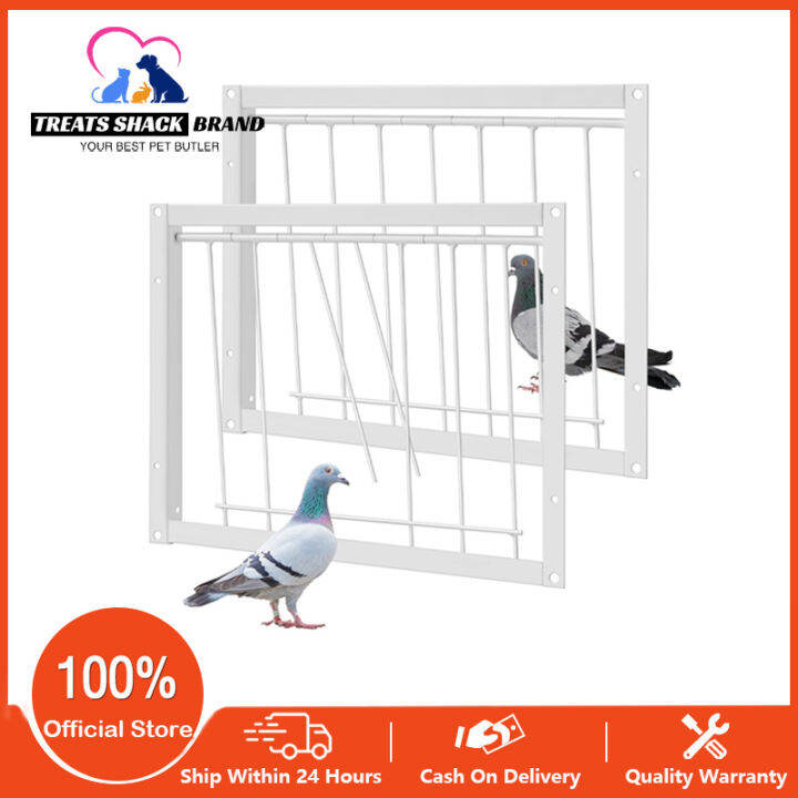 Stainless steel Trap door for pigeon 30/40/50cm Pigeon trap door with frame Bird dove cage