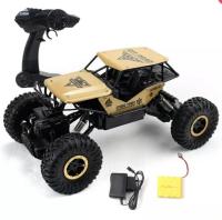 รถไต่ภูเขา Monster 1:18 บังคับวิทยุ ตัวถังอัลลอย 4WD Rock Crawler (สีทอง)