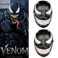 MARQUE หน้ากากคอสเพลย์พลาสติกภาพยนตร์อะนิเมะ Venom หน้ากากคอสเพลย์สยองขวัญผู้ใหญ่