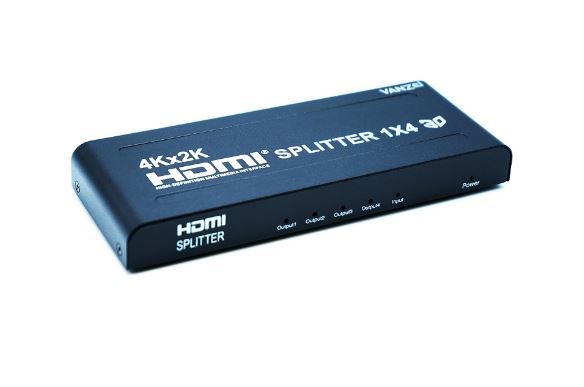 vanzel-4k-hdmi-splitter-4-port-รุ่น-sp-h144k-กระจายสัญญาณ-hdmi-เข้า-1-ออก-4-จอ-พร้อมกัน