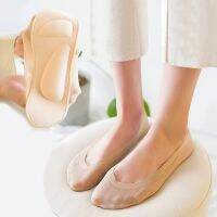 New 3D Arch Support Insoles for Women High Heels Shoes Orthopedic Flat Feet Massage Shoe Pad Invisible Breathable Ice Silk Socks Shoes Accessories