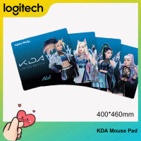 [Ready เพื่อส่ง] Logitech KDA เมาส์สำหรับเล่นเกมส์ Mat แผ่นรองเมาส์สำหรับ PC คอมพิวเตอร์แล็ปท็อป