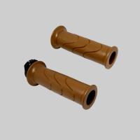 Honda Wave 110i ( all Years )  มือจับสีน้ำตาล  Pair Handlebar Grips brown with Gastube " Original Honda Accessoires  "