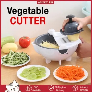 9-1 Multi-Purpose Kitchen Vegetable Food Prep Cutter with Drainer