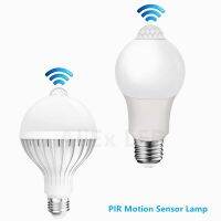 【ร้อน】12วัตต์15วัตต์18วัตต์20วัตต์ PIR Motion Sensor LED คณะรัฐมนตรีหลอดไฟ E27 220โวลต์ Dusk รุ่งอรุณไฟกลางคืนบันได P Athway ทางเดินโคมไฟฉุกเฉิน