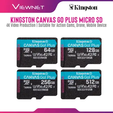 Micro SDXC Card (256 GB) Canvas Go Plus