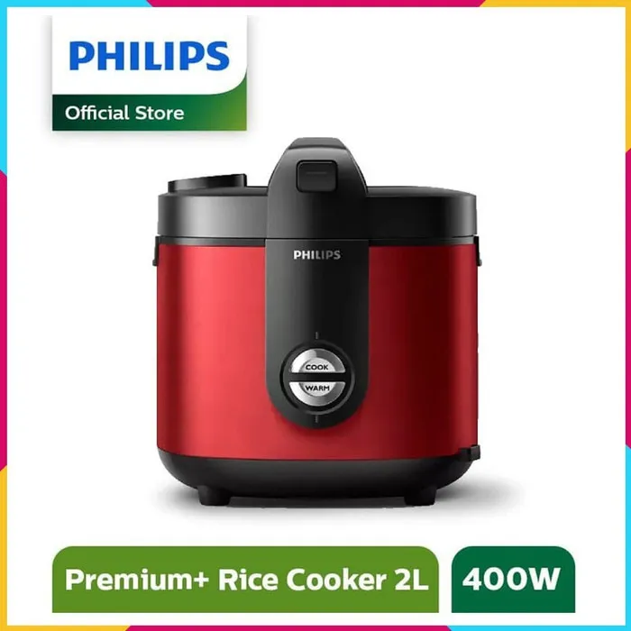 Philips Rice Cooker Red HD3132/32 Lazada Indonesia