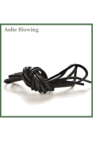 Aolie ผ้าฝ้ายหลายสีแว็กซ์สายไฟรอบเชือกรองเท้า laces 90ซม.1คู่