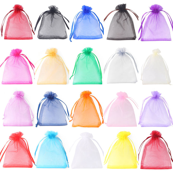 50ชิ้น-ถุงปรับ-drawstring-organza-กระเป๋าเครื่องประดับบรรจุภัณฑ์ถุงขนมแต่งงานกระเป๋าขายส่งถุงของขวัญ