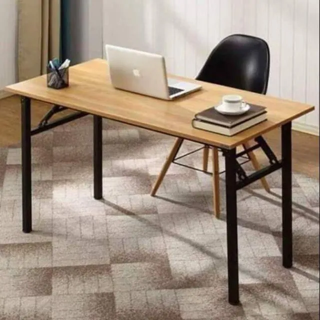 1 Layer Foldable Table (80cm x 40cm) Office Home Desk Computer Desk