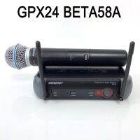 PGX24/BETA58A ไร้สายแบบมืออาชีพไมโครโฟน PGX2 PGX4 PGX24/BETA58สำหรับคาราโอเกะเวที Performanc คำพูดของโบสถ์