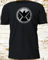 New S.H.I.E.L.D Shield Nick Fury Fire and Courage Sleeves T Shirt 2019 New Design Summer Short Sleeve Men Homme Hip Hop T Shirt XS-4XL-5XL-6XL