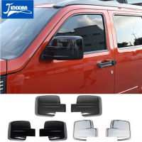 รถกระจกมองหลังตกแต่งปกเชลล์สำหรับ Dodge Nitro สำหรับรถจี๊ปเสรีภาพ2007 2008 2009 2010 2011 2012อุปกรณ์ภายนอก