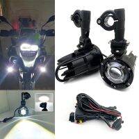 รถจักรยานยนต์2ชิ้นไฟตัดหมอกสำหรับ LED BMW R1200GS ADV F800 F700 MT09 MT07ยามาฮ่าสำหรับ CRF1000L แฝดแอฟริกันคาวาซากิ