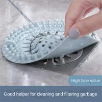 Sink Filter Cover Anti-blocking Floor Drain Hair Filter Household Bathroom Kitchen Sewer Strainer Supplies Dishracks Sink accessories