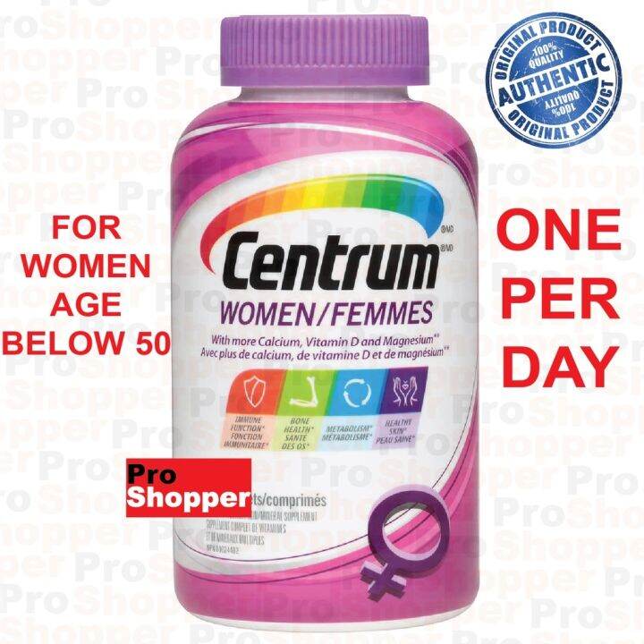 Centrum Multivitamin for Women 60 Tablets Lazada PH