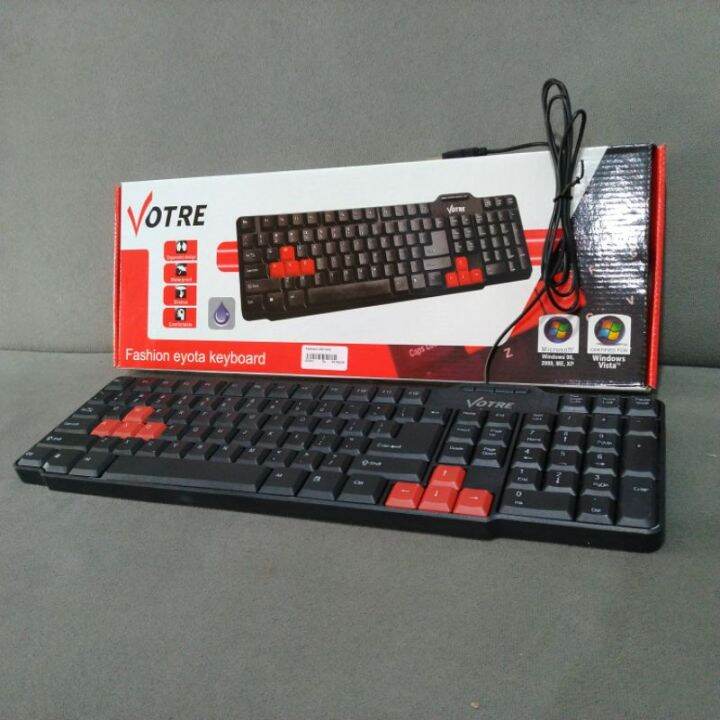 Keyboard PC standard VOTRE Usb Keyboard Komputer VOTRE usb Lazada
