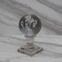 C&amp;C HOME Vintage Glass Sphere ลูกแก้ว ลูกแก้วตกแต่งบ้าน  ของตกแต่งบ้าน คริสตัลตกแต่งบ้าน คริสตัล บอลตกแต่งบ้าน