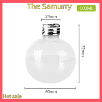 Samurry ✨Hot Sale✨ Car หลอดไฟตกแต่งคริสมาสต์ลูกบอลขวดน้ำหลอดไฟรูปทรงขวดพลาสติกเปล่าแบบเติมได้หลอดไฟน้ำผลไม้ถ้วยดื่มน้ำเครื่องประดับต้นคริสต์มาส