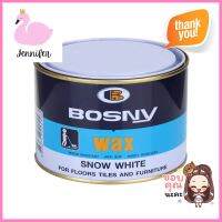 ขี้ผึ้งขัดพื้น BOSNY 400 กรัม สีขาวFLOOR WAX BOSNY 400G WHITE **สามารถออกใบกำกับภาษีได้ค่ะ**