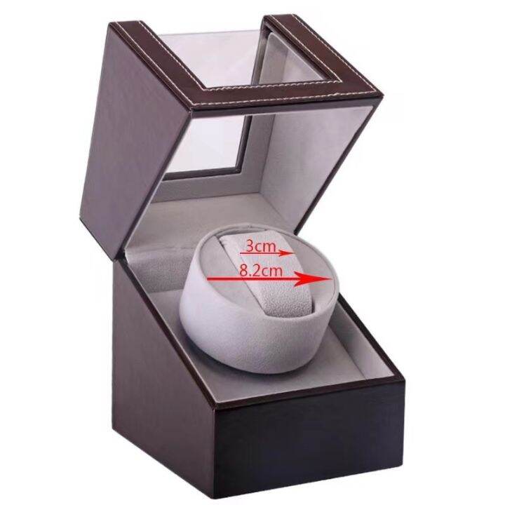 พร้อมส่ง-กล่องหมุนนาฬิกา-1-เรือน-watch-winder-1-เรือน-กล่องนาฬิกา-กล่องหมุนนาฬิกาอัตโนมัติ