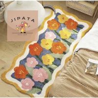 ( พร้อมส่งลายที่ 1 ) JIPATACHOBSHOP | พรมลายดอกไม้ พรมยาวลายดอก