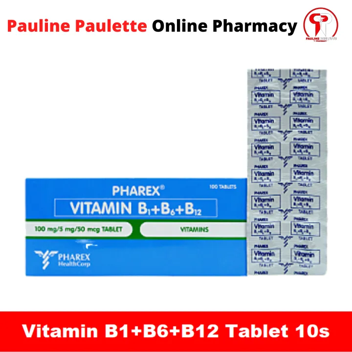 Pharex Vitamin B1+B6+B12 Tablet 10s Lazada PH