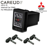 CAREUD U912-TJ ภายในรถยนต์ TPMS ติดตั้งแบบฝัง TPMS ยานพาหนะ TPMS ระบบตรวจสอบความดันลมยางสำหรับมิตซูบิชิ Blindhole Groove ความต้องการ 34 * 23.5 มม. (H * W)