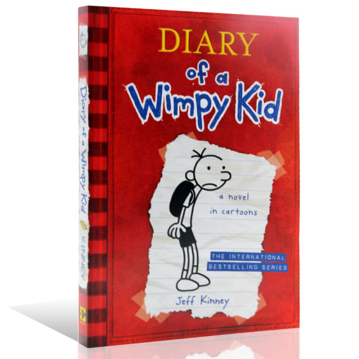 16-ชิ้น-เซ็ตภาษาอังกฤษหนังสือภาพ-diary-of-a-wimpy-เด็กการ์ตูนสะพานนวนิยายเด็กทุกวันอ่านหนังสือกล่องบรรจุเด็กอายุ-6-12