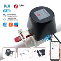 Tuya WiFi Water Valve Zigbee Gas Shutoff Controller Support Alexa Google Assistant Smart Wireless Control Smart Life App Plumbing Valves