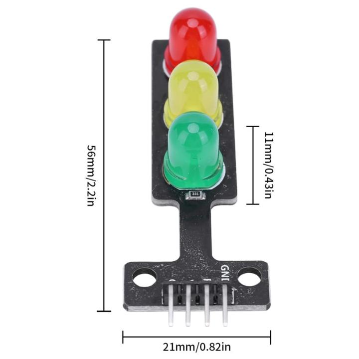 5v-โมดูลสีแดงสีเหลืองสีเขียวไฟจราจรโมดูล-led-สัญญาณไฟจราจร5มม-สำหรับระบบแสงจราจร