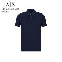 AX Armani Exchange เสื้อโปโลผู้ชาย รุ่น AX 6RZFAA ZJ3YZ15BA - สีกรมท่า