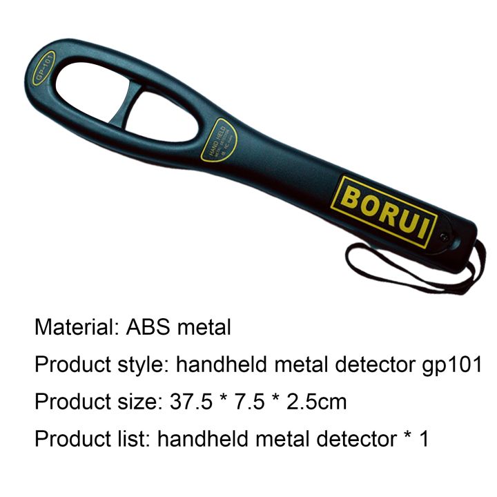 ในสต็อก-เครื่องตรวจจับโลหะ-gp101แบบใช้มือถือความไวสูง-abs-acousto-optic-เครื่องสแกนสัญญาณเตือนการสั่นสะเทือนสำหรับสนามบิน