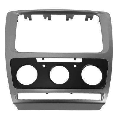 Car 2 Din Radio Panel Frame Dash Mount Fascia Installation Tirm Kit Bezel Adapter for SKODA Manual