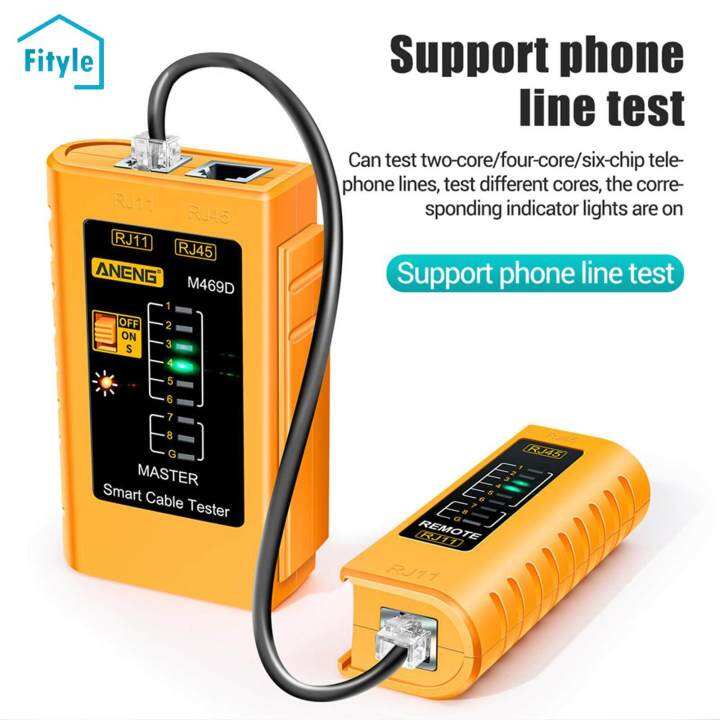 Fityle Cable Tester Network Testing Tool Cat5 Cat5E Cat6 for