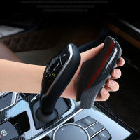 คาร์บอนสไตล์หัวเกียร์ Shift-Knob ฝาครอบเกียร์ Shift Handke Grip Case Shell สำหรับ BMW 5 6 7 Series G32 G11 G12 X3 G30 G02