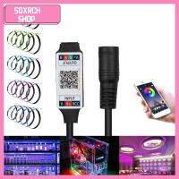 SQXRCH SHOP มินิ สำหรับ 5050 3528 ไร้สาย DC 5-24V ฉลาด ตัวควบคุม RGB แถบไฟ LED บลูทู ธ อะแดปเตอร์