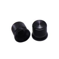 1pc Solid Machined Metal Aluminum Rotary Potentiometer Knob Encoder 17x16mm - Black