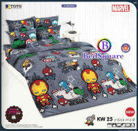 TOTO ? ชุดผ้าปูที่นอน (ไม่มีผ้านวม) ขนาด 3.5 ฟุต ? KW25 คาวาอิ มาเวล KAWAII MARVEL