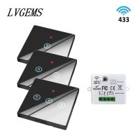 สวิตช์ควบคุมระยะไกลไร้สาย1/2/3แก๊งค์สัมผัสสวิทช์ไฟติดผนังสมาร์ทโฮมหน้าจอโทรศัพท์เปิด-ปิดข้างเตียง