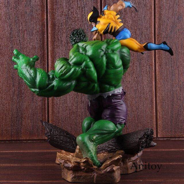 สินค้าขายดี-โมเดลฟิกเกอร์-hulk-vs-wolverine-พร้อมส่ง-ของเล่น-ของสะสม-โมเดล-kid-toy-model-figure