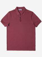 MARBLE &amp; WOOD Polo / Burgundy เสื้อโปโลสีแดง เรียบหรู เสริมบุคลิกภาพ