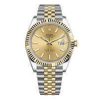 【Free shipping】GenuineRolex Datejust 41 watch: Oystersteel and yellow gold - M126333-0010 stainless steel case Mens Watch 41mm Luxury Brand Mechanical Watch Luminous marke【comes with original packaging】