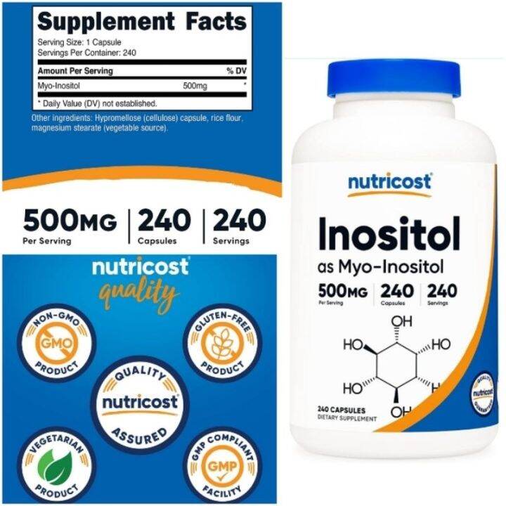 Foods Inositol Choline MyoInositol DChiro Inositol for PCOS Fertility