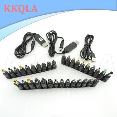 QKKQLA DC 5V to 9V 8.4v 12.6v 12V Step UP Module USB power boost Cable connector line 34 DC Converter DC female charger Adapter Plug