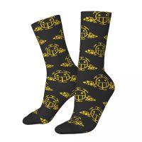 Autumn Winter Casual Unisex One Piece Logo Socks Japan Anime Non-slip Basketball Socks Socks Tights