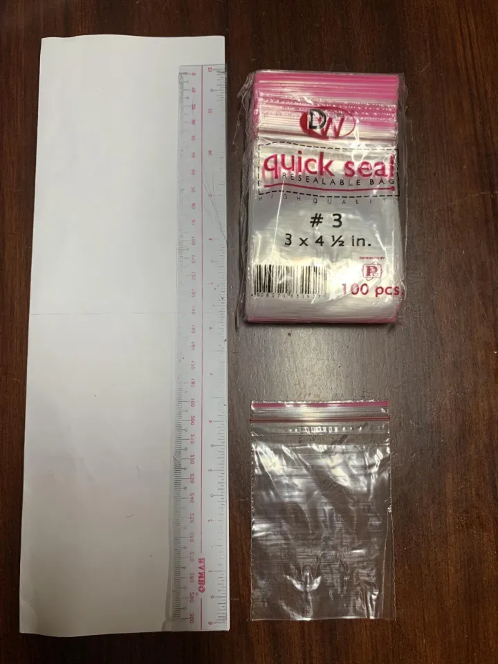 100pcs Ziplock Resealable Bag Quick Seal [Page 2 of 2]