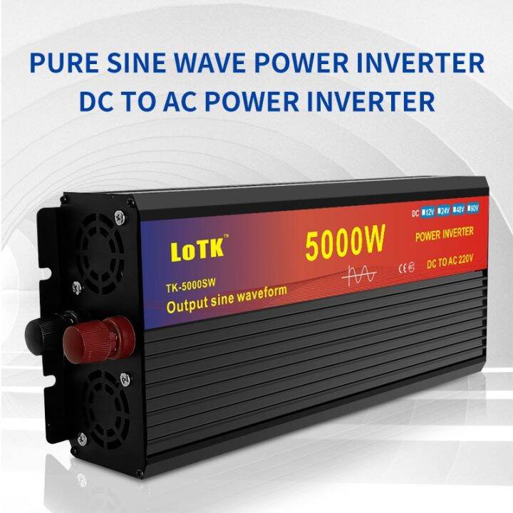 Big Power Inverter 5000w Pure Sine Wave 12v 24v Dc To Ac 110v 220v 2000w 3000w 4000w Voltage 4804