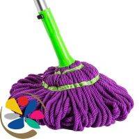 ยนยสฟ  Magic Mop ไม้ถูพื้นบิดน้ำในตัว ด้ามสแตนเลสสีเหลือง